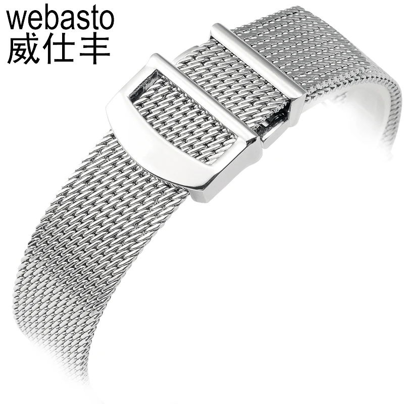 

Webasto Men Watch Band For IWC Portofino Stainless Steel Straps Width 20 22mm Buckle Watch Strap Watchbands Free Shipping