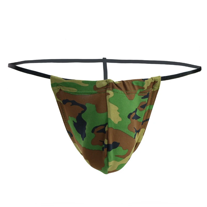 Сексуальное мужское нижнее белье Gay Jockstrap камуфляжные стринги и модные мужские