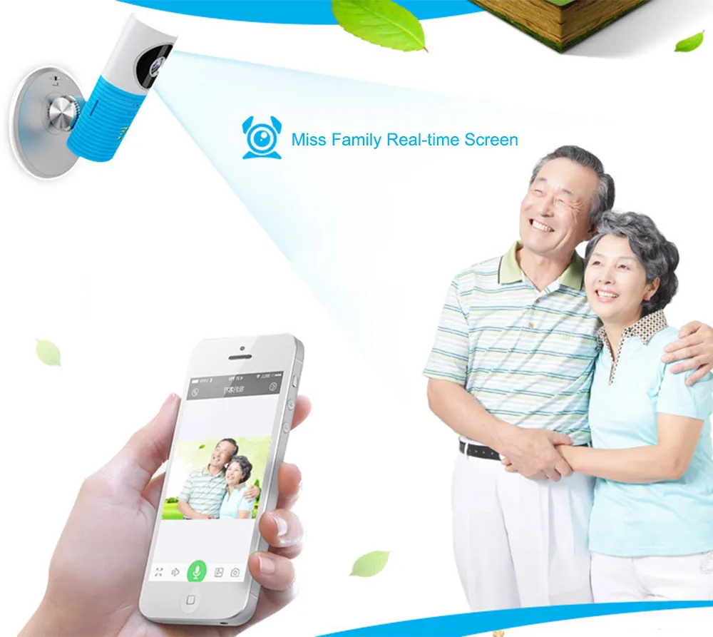 Podofo 720P HD Mini Wireless Wifi Baby Monitor Babysister Ip Camera Infant Baby Video Security Two-