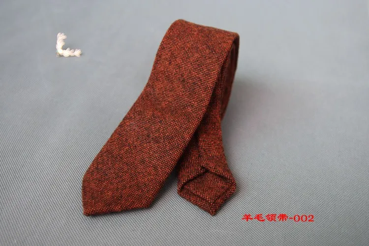 6 см брендовые узкие Шерстяные Галстуки для мужчин, Узкие однотонные галстуки, тонкие галстуки, галстуки, аксессуары для одежды