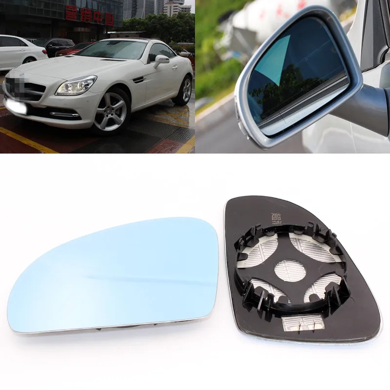 Для Benz SLK SLK200350 большое поле голубое зеркало с антибликовым покрытием зеркало заднего вида автомобиля широкоугольный светоотражающий объектив заднего вида