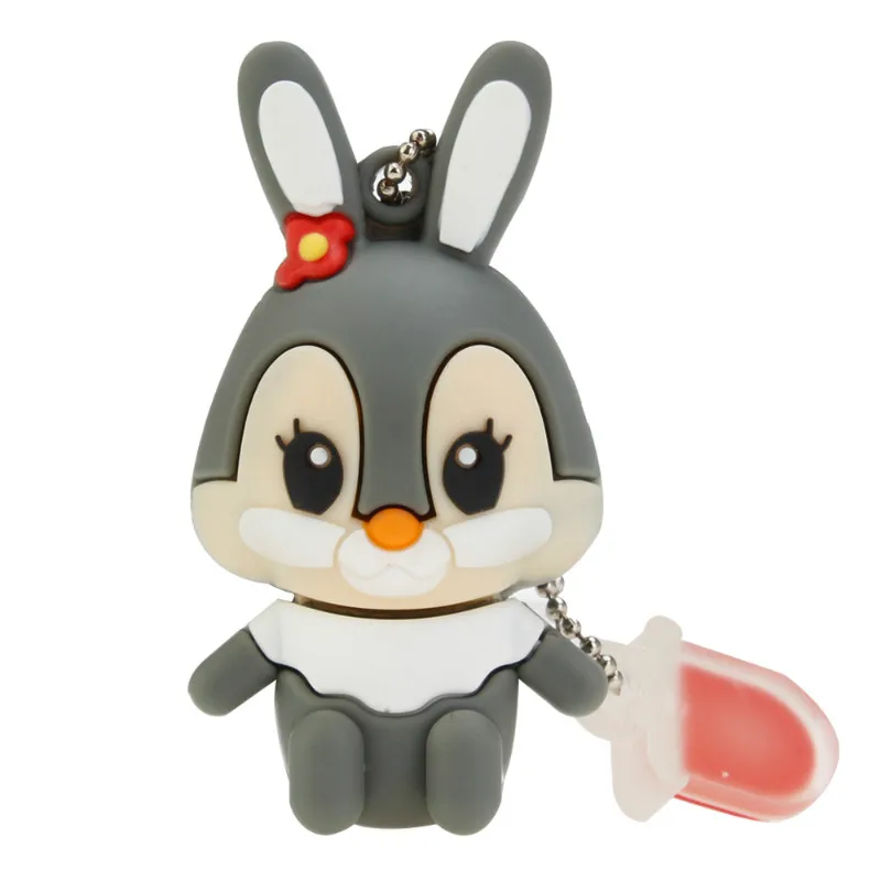 

Cartoon Usb Flash Drive 32GB 64GB 128GB Cute Rabbit Pen Drive 4GB 8GB 16GB Usb Stick High Quality USB 2.0 Memoria Usb Best Gift