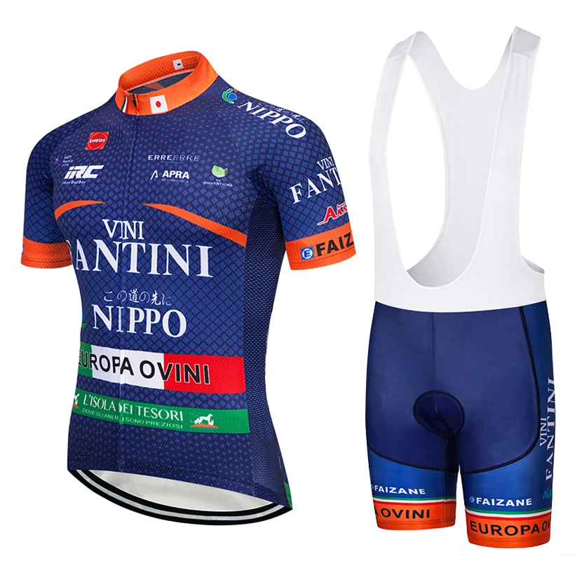 UCI 2018 VINI cycling Team jersey 9D gel pad bike shorts ropa ciclismo mens summer Tour BICYCLING Maillot Culotte clothing set