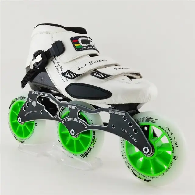 Cheap High Quality Carbon Fiber Speed Skating Adults Professional Inline Speed patins roller Slalom Skates Shoes With 3X110mm Wheels
