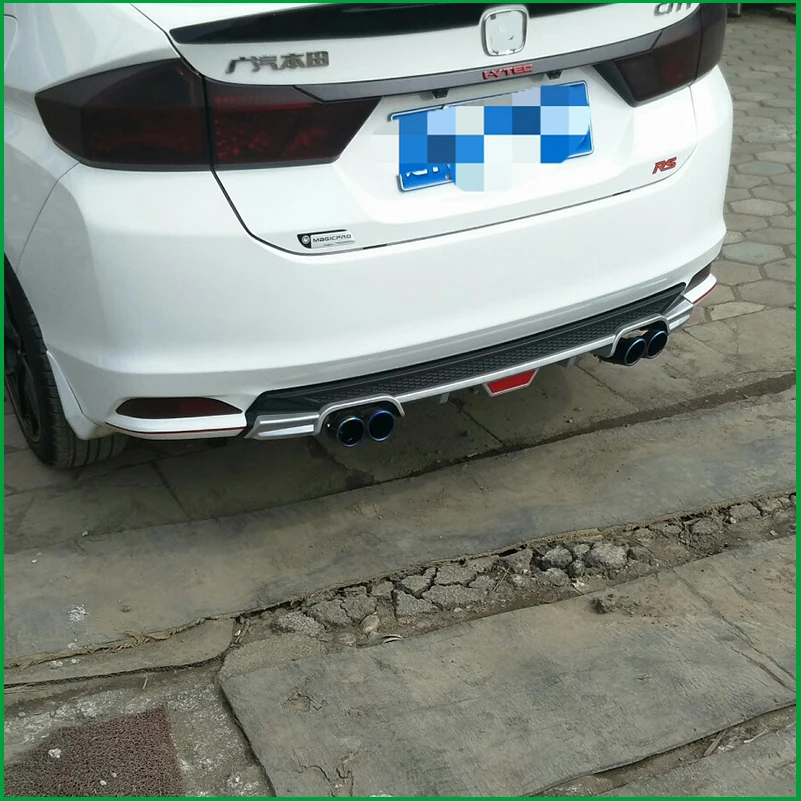 Для Honda City 2014 2015 2016 2017 2018 задний бампер диффузор протектор комплект для тела
