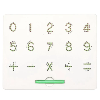 

0 To 9 Number Magnet Board For Kids Educational Toy Magnetic Balls Tablet