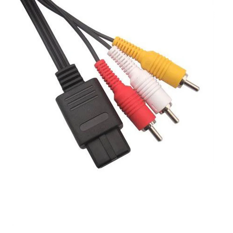 Для nintendo 64 для N64 для Super GameCube для NGC для SNES для SFC 1,8 M 6FT AV Аудио Видео A/V ТВ кабель Шнур провода