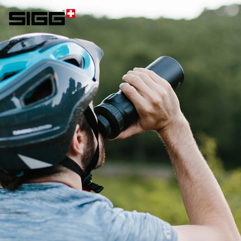 Sigg Открытый легкий Велоспорт бутылка для воды BPA и EA бесплатно широкий рот