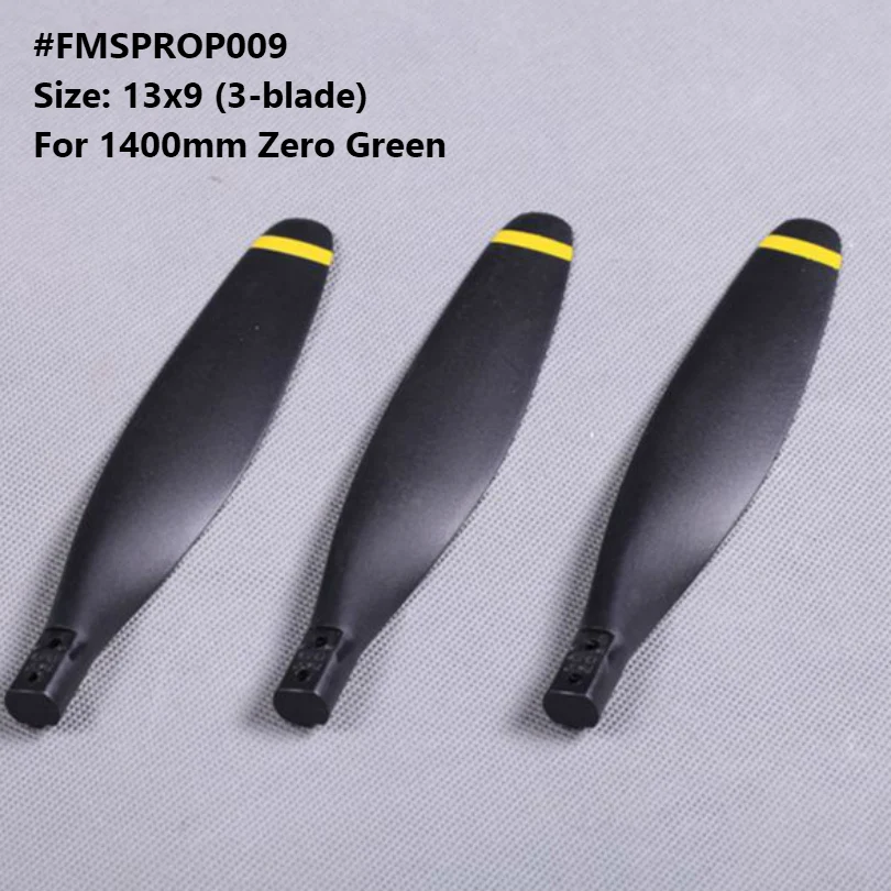 

FMS 1400mm 1.4m Zero Fighter Green Propeller 13x9 inch 3 blade FMSPROP009 RC Airplane Model Hobby Plane Aircraft Spare Parts
