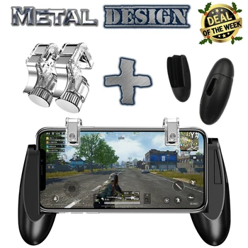 

Joystick For PUBG STG FPS Game Trigger Cell Phone Mobile Controller Fire Button Gamepad L1R1 Aim Key Joystick for iphone Android