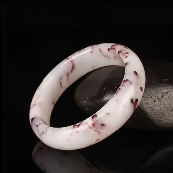 

Xinjiang Jinsiyu Gobi jade bracelet female models floating flowers qb06#