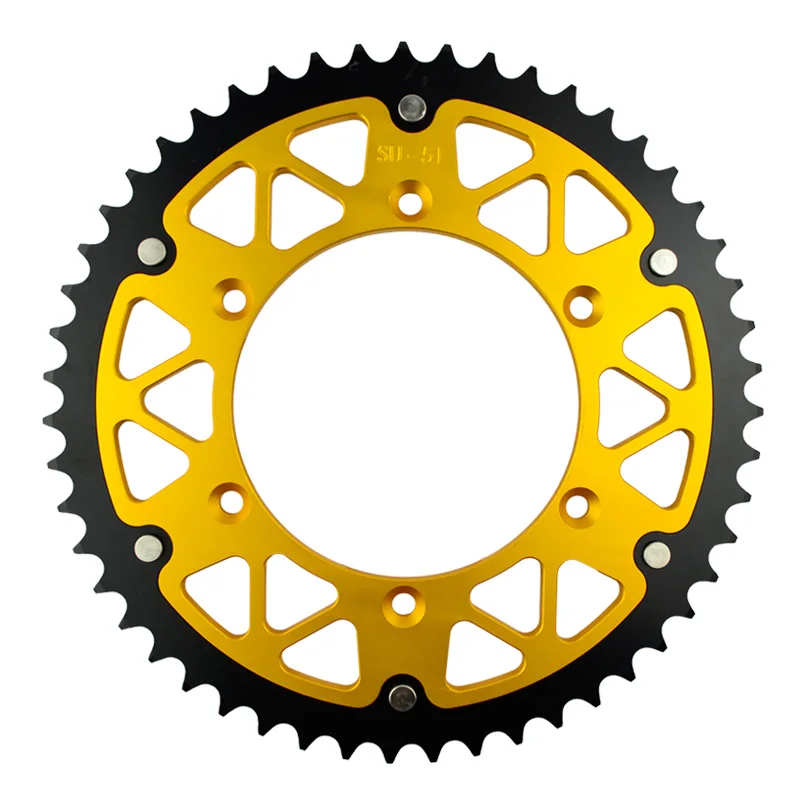 AHL 45 46 47 48 49 51 52T мотоциклетные стальные алюминиевые композитные задние звездочки для SUZUKI DR 350 DR350 США 1990-1999
