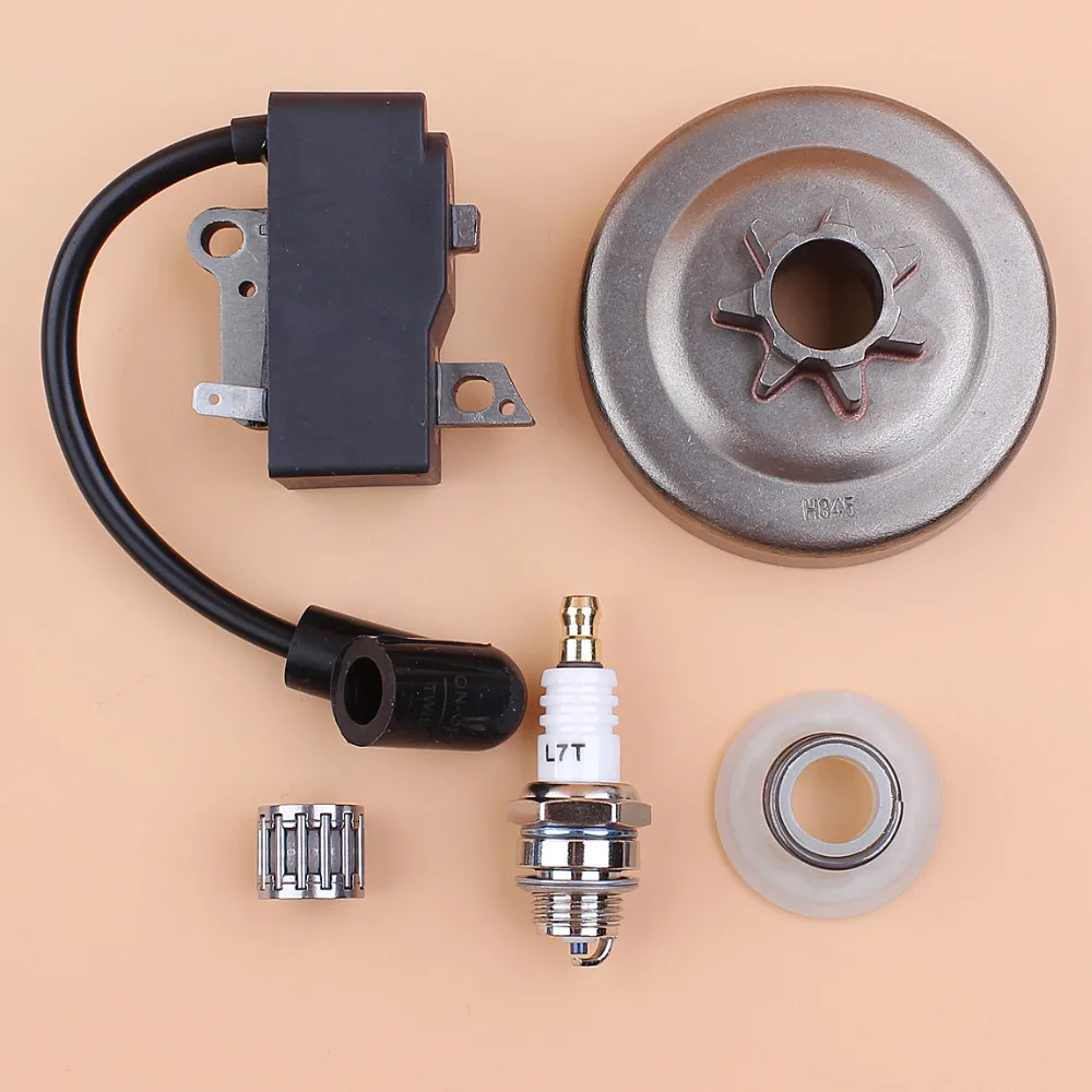 .325" 7T Clutch Drum Ignition Coil Kit fit HUSQVARNA 435 440