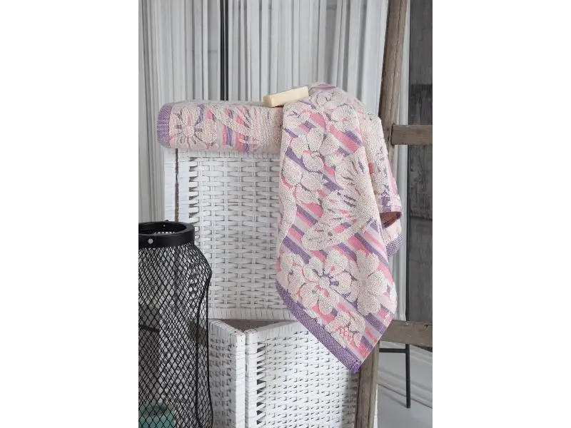 Полотенце для рук и лица KARNA, MARIPOSA, 50*90 см, розовый