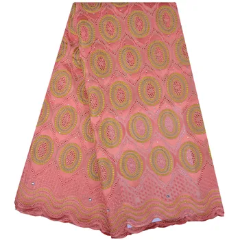 

Fashion High Quality French Swiss Voile Lace In Switzerland Pretty Cotton African Dry Fabric Nigeria Material Party Dress 1200