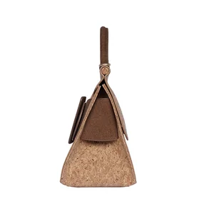 Image 5 - KAOGE Vegan lüks doğal mantar çanta kadın el yapımı omuz çantaları zehirli çanta tasarımcısı çanta bayan el çantası