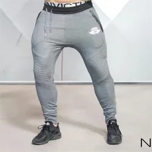 2017 marke Neue Goldmedaille Fitness Beiläufige Elastische Hosen Stretch Baumwolle herren Hosen Körper Ingenieure Jogger Bodybuilding