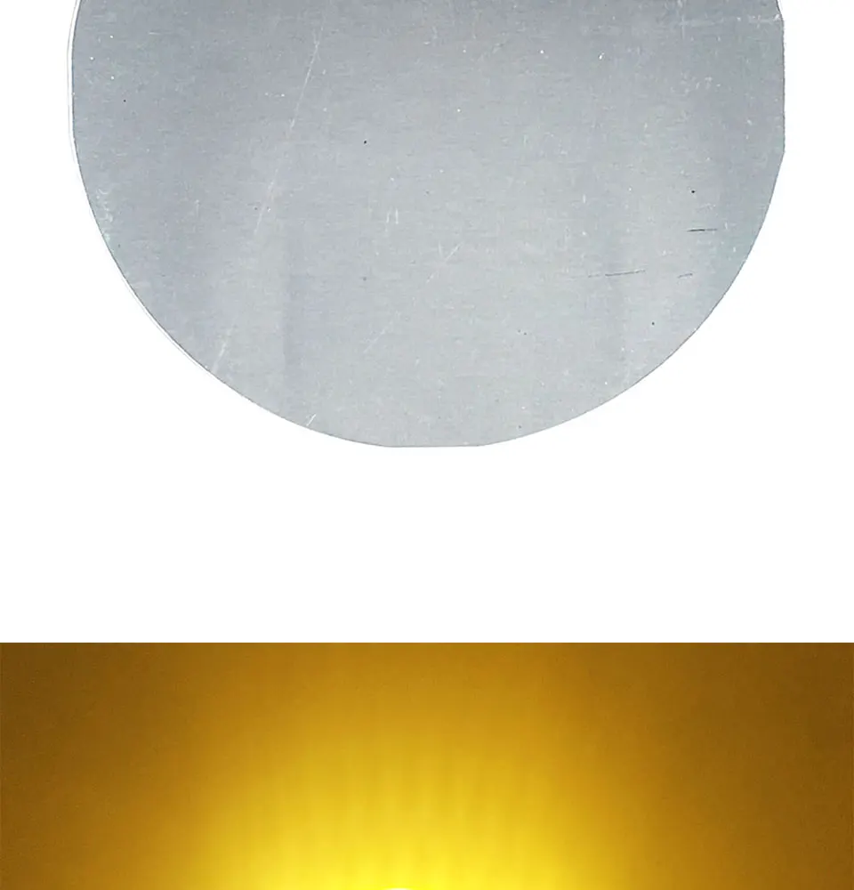 82mm Round Double Color 12V COB LED Light 5W +5W Yellow White Color DC12V Circular COB Lamp for DIY Car Decor Lighting LED Bulbs (8)