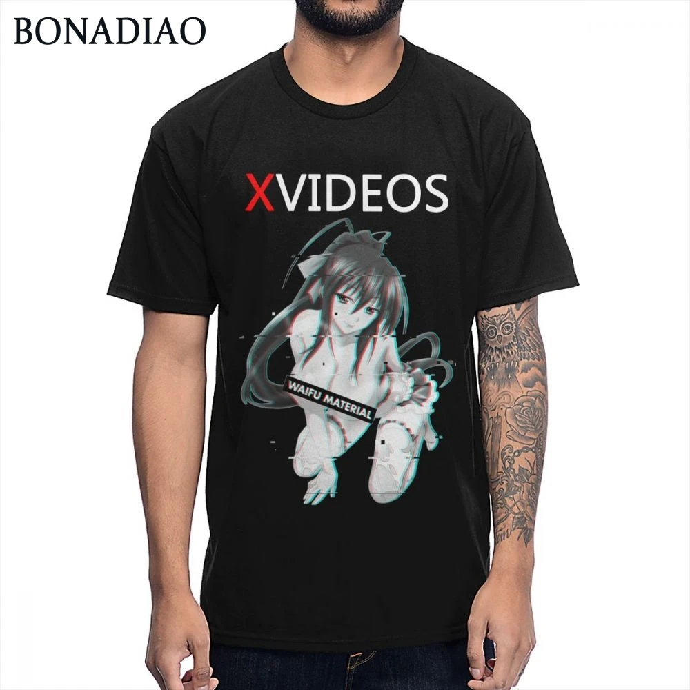 

Unique Design Xvideos High School DxD Akeno Himejima Waifu Material T Shirt For Male Fashion Streetwear Tee Shirt S-6XL
