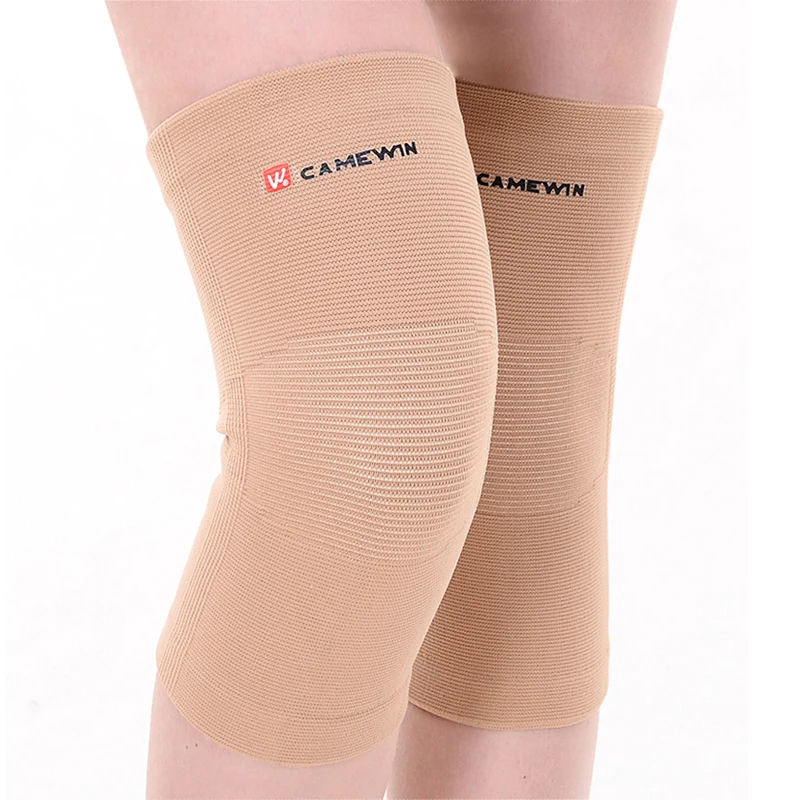 1 Pair CAMEWIN Brand Knee Pads Support High Elasticity Outdoor Kneepad Prevent Arthritis Injury Sports Knee Guard Elbow Warm Gym