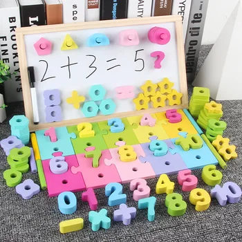 

Multi-function digital matching board children's toy building blocks intellectual development cognitive educational toys gifts