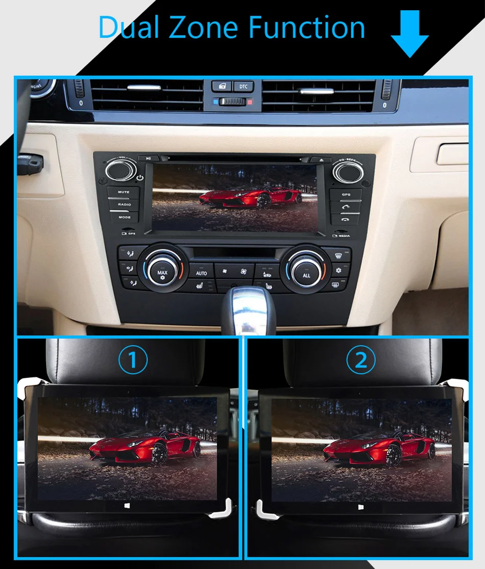 Flash Deal Eunavi Octa 8 Core CPU Android 8.0 Car DVD For 3 Series BMW E90 E91 E92 E93 318 320 325 For Manual Air Conditioning gps Navi 16