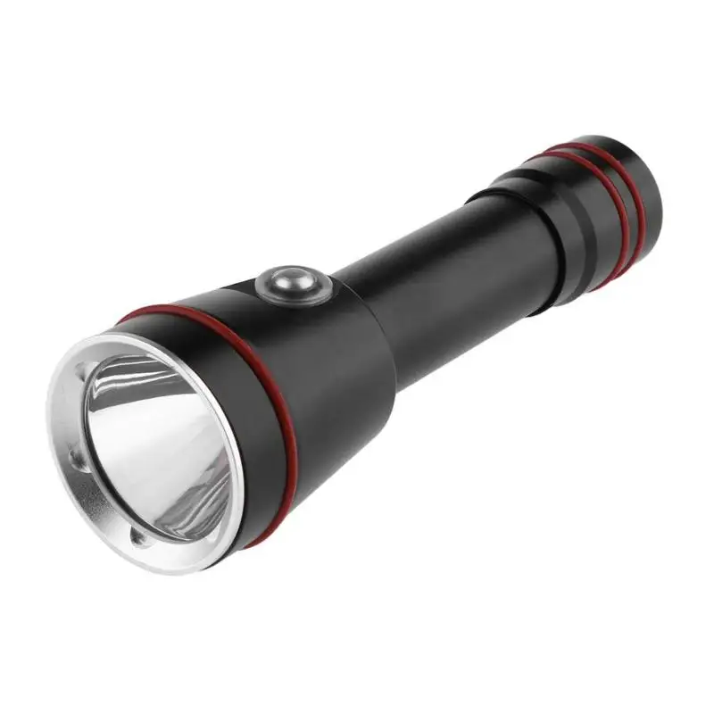 

Professional Diving Flashlight Powerful Dive Light Portable Video Photography Lamp Underwater Searchlight Torch Diving Light