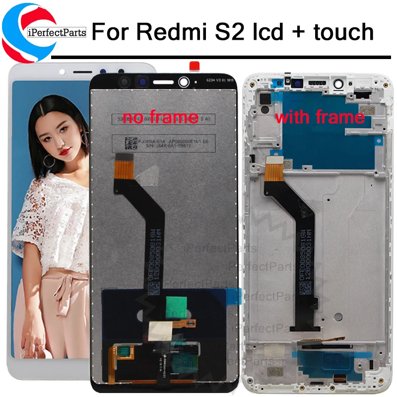 

Xiaomi Redmi S2 LCD Display+Touch Screen Screen Digitizer Redmi Y2 lcd Assembly with frame replacement 5.99" Xiaomi redmi s2 lcd