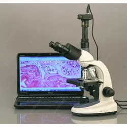 Лабораторный микроскоп-AmScope поставки 40X-1000X 3 W светодиодный Тринокулярный составной Микроскоп