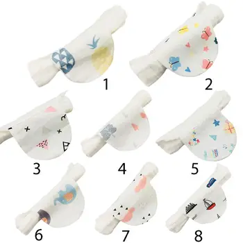 

Baby Sweat Towel Cotton High Density Children Gauze Four Layers Kids Cartoon Pattern Mat Sling Pad