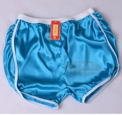 Мужские летние шелковистые шорты 100% шелк нижнее белье|underwear c|underwear boxershortsunderwear modal