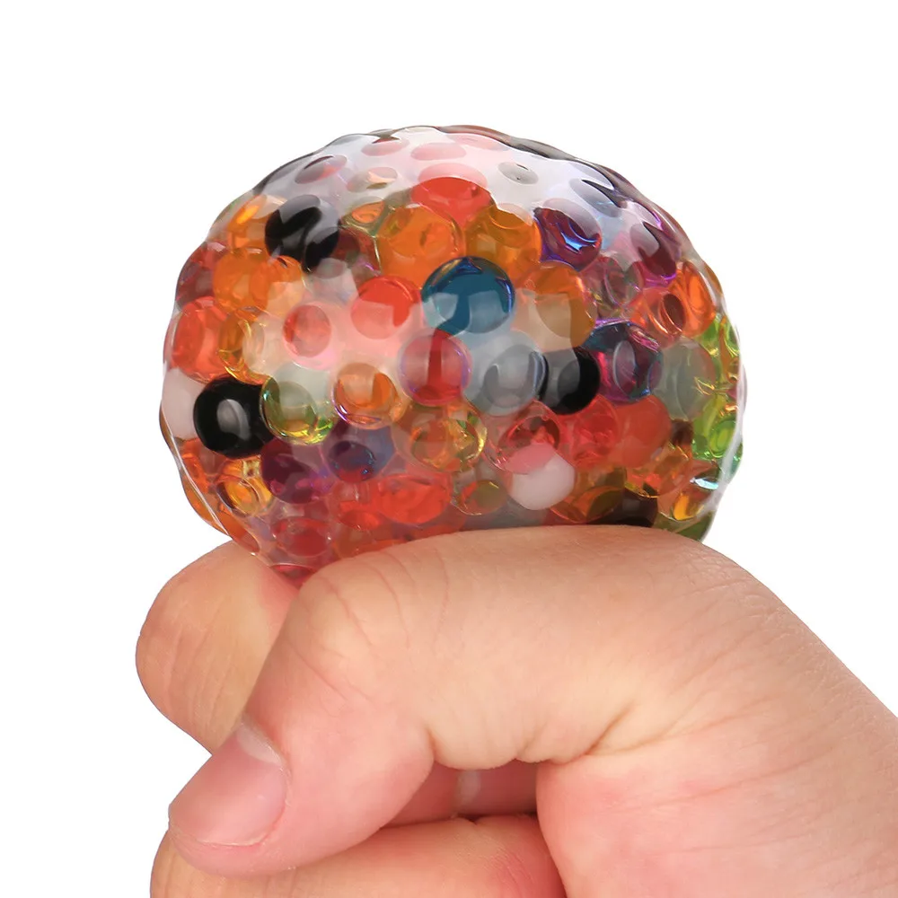 Сжимаемый мягкий губчатый Радужный шар игрушка Сжимаемый стресс мягкий игрушечный шар для снятия стресса для веселья Забавный подарок Z0325