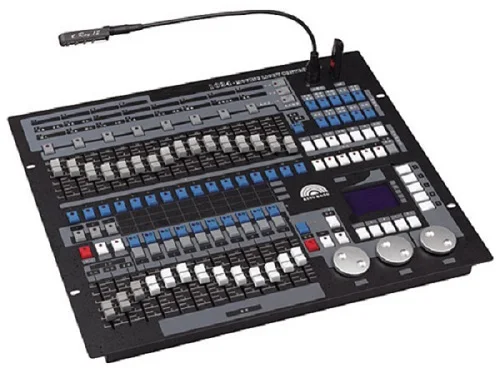 

DMX 1024 Lighting Control Console Pearl Lamp Library DJ Controller Console 135 Built-in Graphics Max 96 Computer Lights Dimming