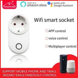 Ewelink Smart Wifi розетка переключатель штекер для Alexa Echo Google Home UK US EU Plug приложение голосовое дистанционное управление Умный дом автоматизация