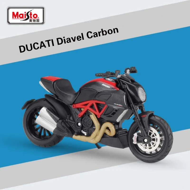 MAISTO 1:18 Ducati 420el карбоновая модель мотоцикла литая под давлением игрушка новинка в