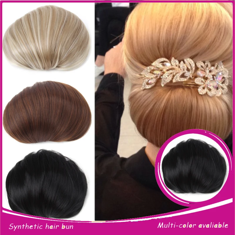 Bun Chignon Clip In Hair Bun Bridal Hair Chignon Updo Hairpieces