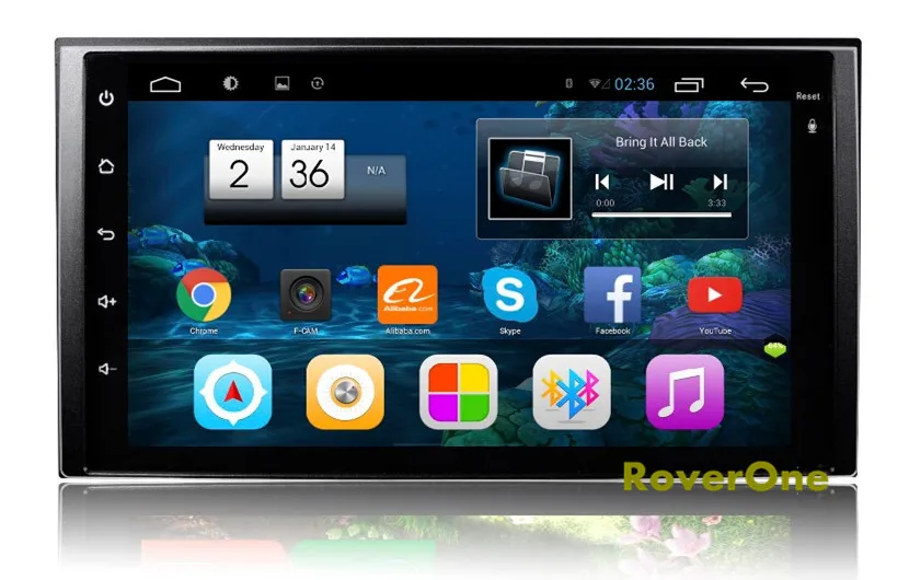 Чистый Android 4 Универсальный 2Din Авторадио 7 ''автомобильный Радио Стерео GPS
