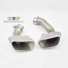 Car-styling! The New type of Car Exhaust Pipe with its covers For BMW X5 series 09-13 Exhaust Muffler Tips Accessories