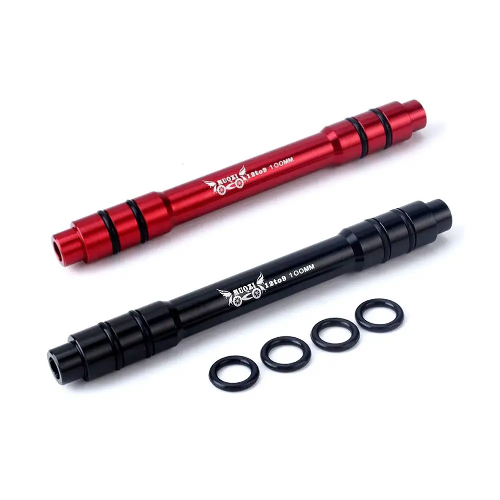 Mountain Bike Bicycle Front Hubs Tube Shaft 12mm TO 9mm Conversion Seat