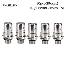 5-10 шт. оригинальная катушка Innokin Zenith Vape катушка головка 0.8ohm 1.6ohm Core Fit Zenith Tank электронная сигарета Vape комплект innokin аксессуары