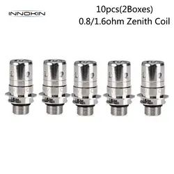 5-10 шт. Оригинал Innokin катушка Зенит Vape катушки голова 0.8ом 1.6ом Core Fit Зенит танк электронная сигарета Vape комплект innokin Accessary