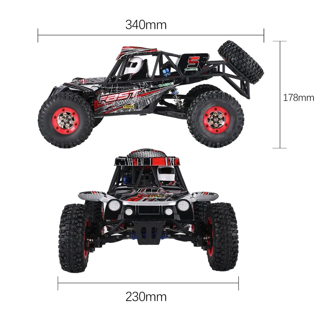 Wltoys 12428 C 1/12 RC автомобиль гусеничный 2 4 ГГц 4WD 50 км/ч высокоскоростной скалолазание