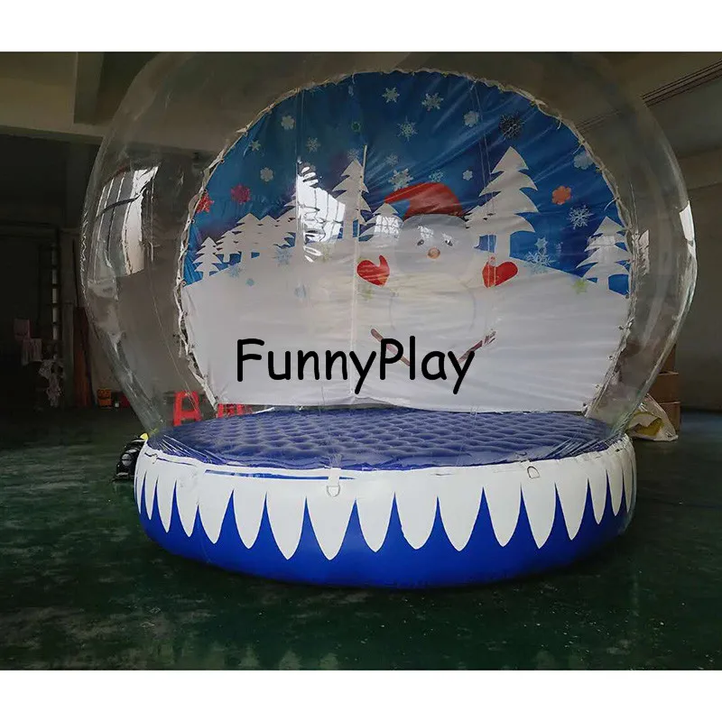 Dia 3m Inflatable Snow Globe with Cheap Price for Christmas Decoration