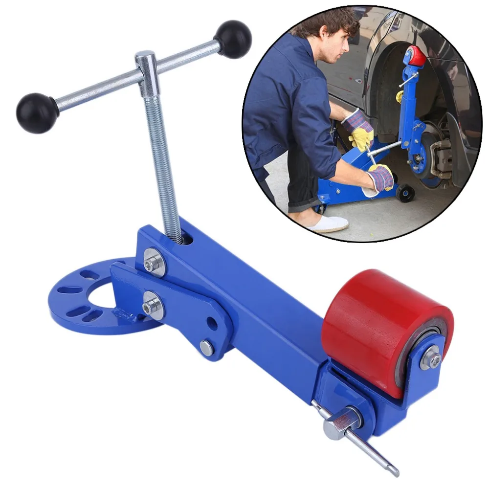 Red Heavy Duty Fender Roller Tool Extending Auto Body Wheel Arch Roller Blue