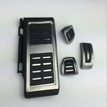 

4 Pieces for VW Golf MK7 Octavia 3 Stainless Steel Manual Accelerator Brake Clutch Pedals Pedal Cover