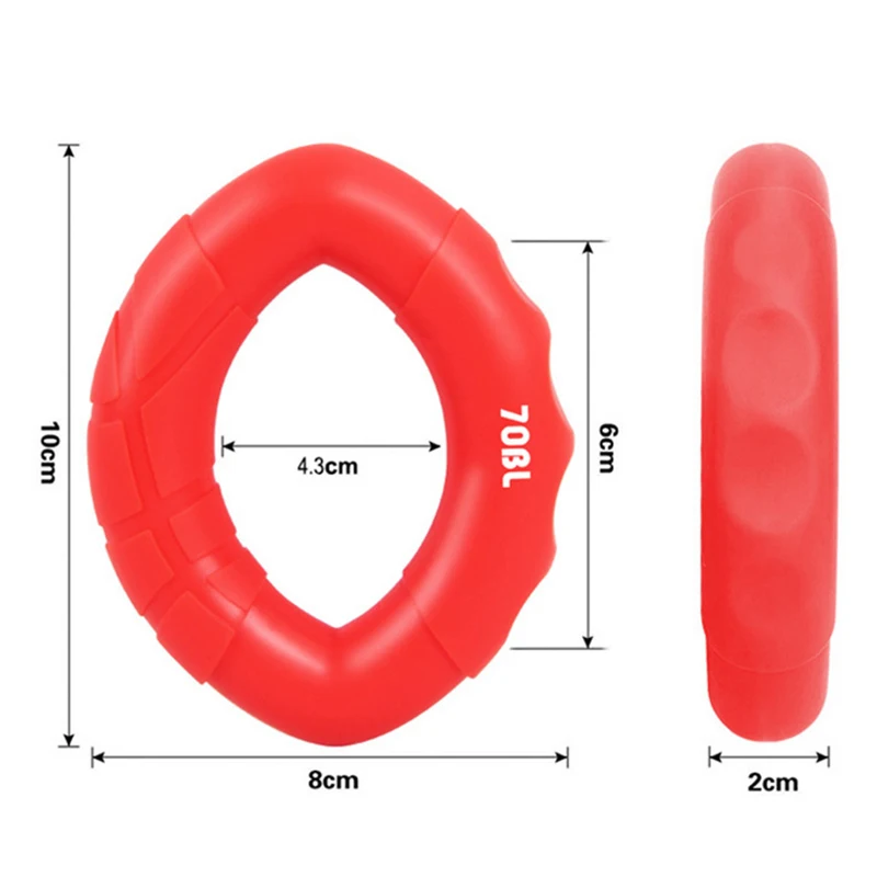 Силиконовая рукоятка силовой мяч для силовой тренировки мышц, резиновый тренажер для фитнеса тренажер для рук кистевой эспандер сила пальцев