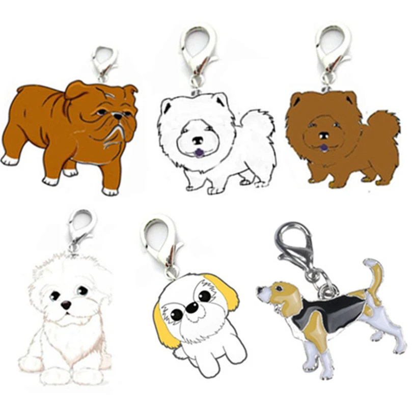 Ошейники для домашних животных кулон с фокусным расстоянием 25 мм Dog Tag Диск Pet ID