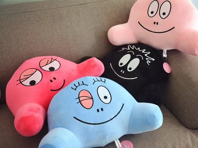 Редкие большой Barbapapa талии подушка Barbapapa U шеи Подушка Мягкая аниме плюшевая игрушка в подарок