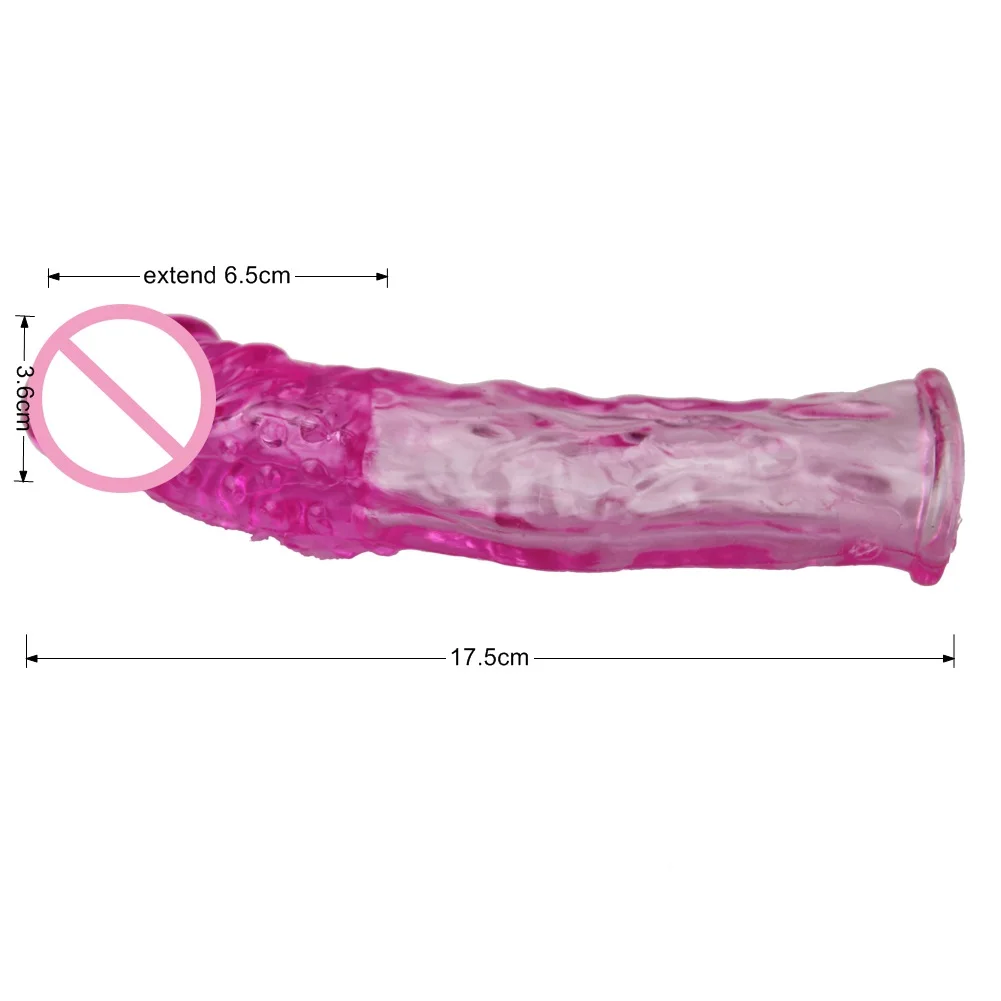penis sleeve extender Bolder delay ejaculation reusable cock ring dick cover sleeves condom sex toys for man realistic glans 5