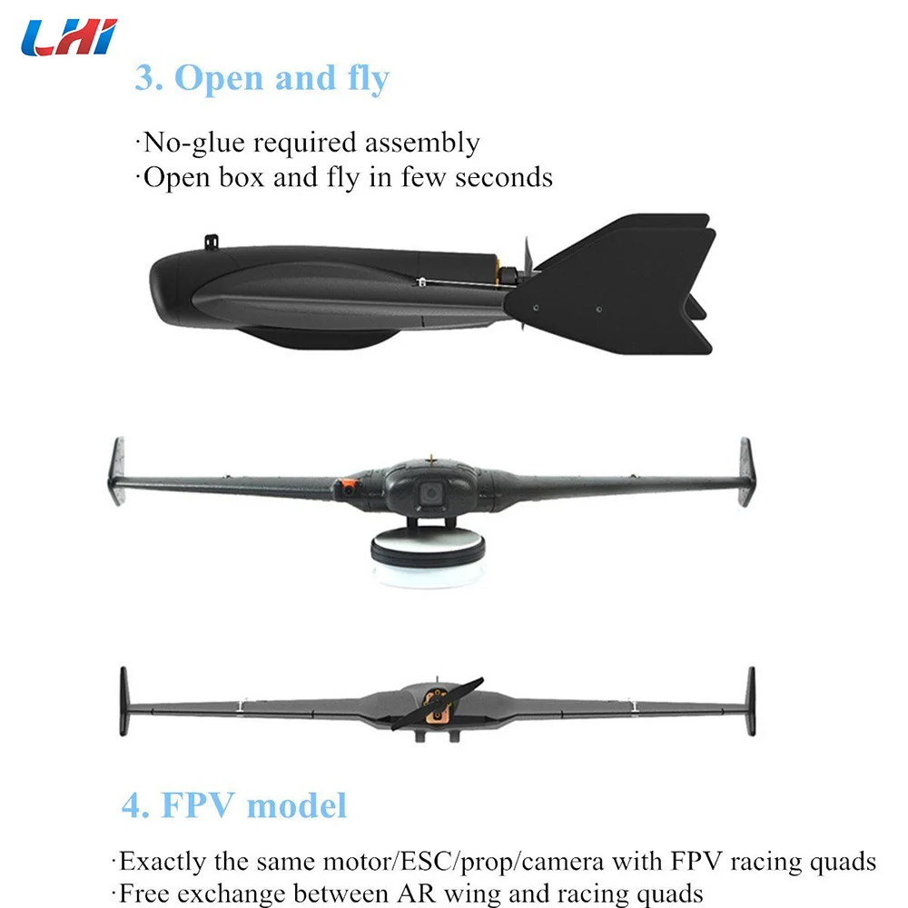 Топ AR. Wing 900 мм размах крыльев EPP FPV летающее крыло фиксированное крыло RC самолет комплект RC модель самолета игрушки